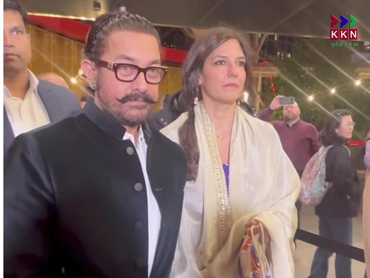 Aamir Khan Holds Hands with Gauri Spratt at IFFM 2025 Opening Night