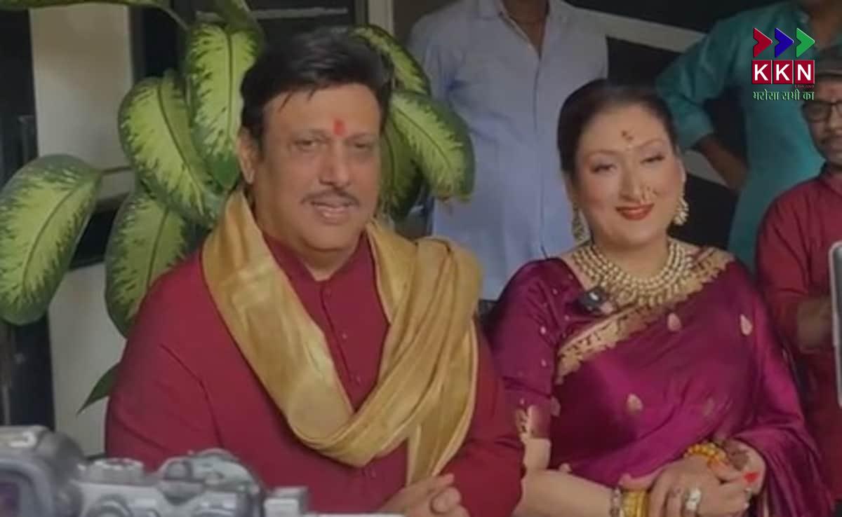 Govinda and Sunita Ahuja Celebrate Ganpati Visarjan Together Amid Divorce Rumors