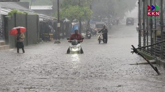 Mumbai Rainfall: IMD Issues Red Alert, Heavy Showers Cause Flooding Across City