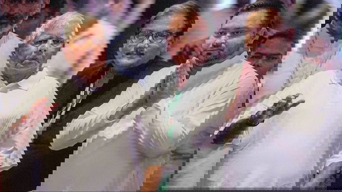 Tejashwi Prasad Yadav Files Nomination from Raghopur for Bihar Assembly Elections 2025, Lalu Prasad, Rabri Devi, and Misa Bharti Show Solidarity