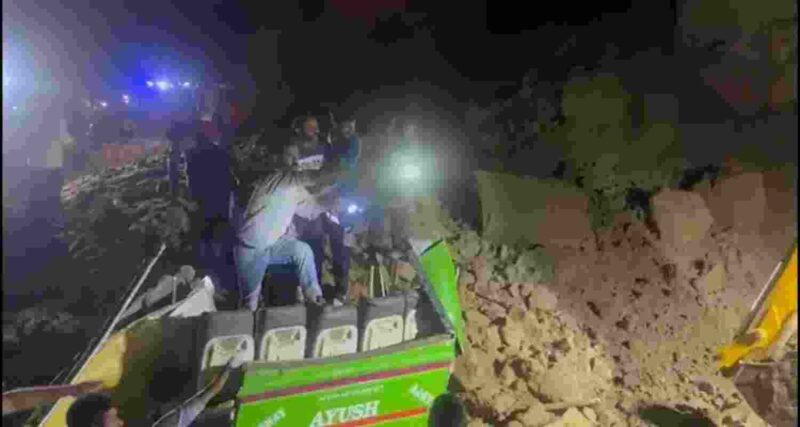 Tragic Bus Accident in Bilaspur: 18 Lives Lost in Devastating Landslide