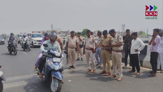 Violence Breaks Out During Police Raid on Illegal Liquor Operations Near Bhith Bridge in Begusarai